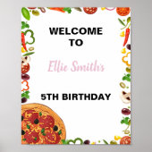 Bewerkbaar Party Entrance Poster (Voorkant)