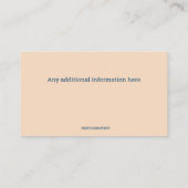 Bewerkbaar Photo Plumber Visitekaartje (Achterkant)