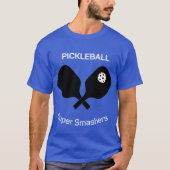 Bewerkbaar Pickleball Partners Toernooi T-shirt (Voorkant)