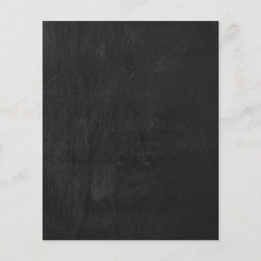 Bewerkbaar Pizza Menu Pizzaria Restaurant Menu (Achterkant)