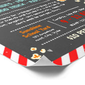 Bewerkbaar popcorn fondsenwervingsflyer poster (Hoek)