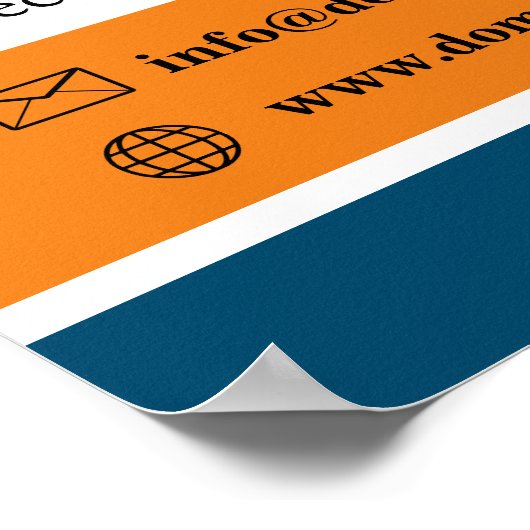 Bewerkbaar Poster Services verplaatsen (Hoek)