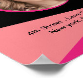 Bewerkbaar Poster van schoonheidssalon (Hoek)