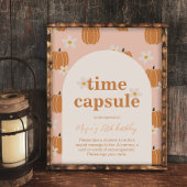 Bewerkbaar Pumpkin Time Capsule Sign