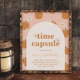Bewerkbaar Pumpkin Time Capsule Sign
