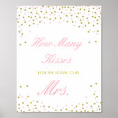 Bewerkbaar Raad hoeveel kussen voor al snel mevrou Poster (Voorkant)