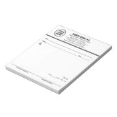 Bewerkbaar Recept Notitieblok (Linkerzijde)