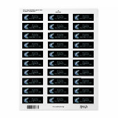 Bewerkbaar Regenboogforel Retouradres Etiket (Full Sheet)