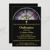 Bewerkbaar Religieus Evenement Rainbow Glas in loo Kaart (Voorkant / Achterkant)