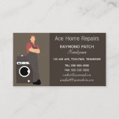 Bewerkbaar Repairman-Visitekaartje Visitekaartje (Voorkant)