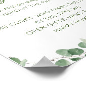 Bewerkbaar Ring Jacht Bruidsfeest Spel Poster (Hoek)