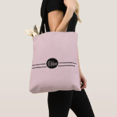 bewerkbaar roze tote bag (Dichtbij)