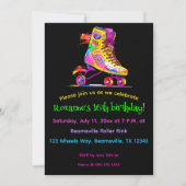 Bewerkbaar Schaats Roller Kaart (Voorkant)