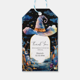 Bewerkbaar Simple Wizard Pet Baby shower Cadeaulabel