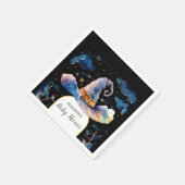 Bewerkbaar Simple Wizard Pet Baby shower Servet (Hoek)