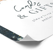 Bewerkbaar Space Party-teken Poster (Hoek)