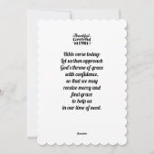 Bewerkbaar Sparkling Thanksgiving Quote Design Feestdagenkaart (Achterkant)