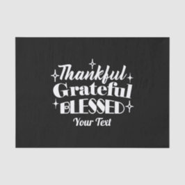 Bewerkbaar Sparkling Thanksgiving Quote Design Tissuepapier