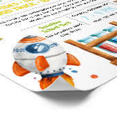 Bewerkbaar stoomdag fondsenwervingsflyer poster (Hoek)