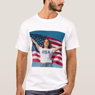 Bewerkbaar T-shirt met gepersonaliseerde afbeeldin
