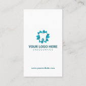 Bewerkbaar tandheelkundig Visitekaartje (Achterkant)