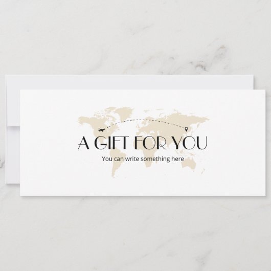 Bewerkbaar ticket voor Paris Plane Boarding Pass Kaart (Achterkant)