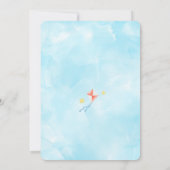 bewerkbaar transport verjaardagsfeestje kaart (Achterkant)