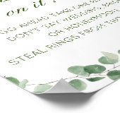 Bewerkbaar 'Trouwring Bridal Shower Spel Poster (Hoek)