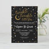 BEWERKBAAR Twinkle Twinkle Little Star, Jongensfee Kaart (Staand voorkant)