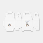 Bewerkbaar Verjaardagsblauw Motorfiets Dirt Bike K Bedankdoosjes (Uitgevouwen)