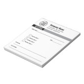 Bewerkbaar verwijzeringsnotitieblok notitieblok (Linkerzijde)