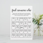 Bewerkbaar Vind Iemand Die Bingo Spel (Staand voorkant)