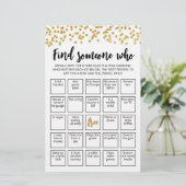 Bewerkbaar Vind Iemand Die Bingo Spel (Staand voorkant)