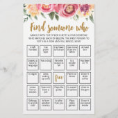 Bewerkbaar Vind Iemand Die Bingo spel (Voorkant)