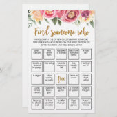 Bewerkbaar Vind Iemand Die Bingo spel (Voorkant / Achterkant)