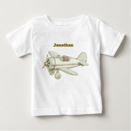 Bewerkbaar Vintage Neutraal Baby T-Shirt 