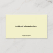 Bewerkbaar Visitekaartje voor bijenhouders (Achterkant)