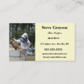 Bewerkbaar Visitekaartje voor bijenhouders (Voorkant)