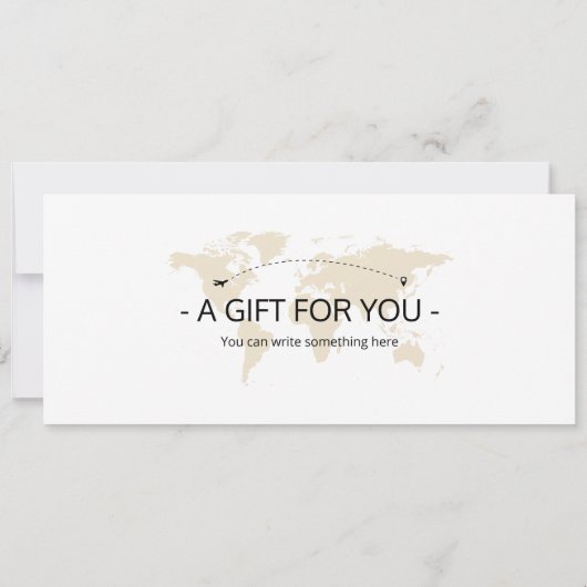 Bewerkbaar vliegticket Florence, Italië Trip Kaart (Achterkant)