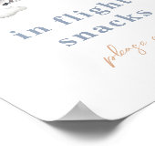 Bewerkbaar  vliegtuigteken poster (Hoek)