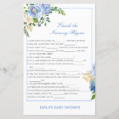 Bewerkbaar Voltooi het Nursery Rhyme met Antwoord (Voorkant)