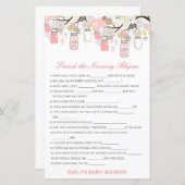 Bewerkbaar Voltooi het Nursery Rhyme met Antwoord (Voorkant / Achterkant)