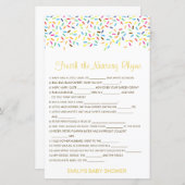 Bewerkbaar Voltooi het Nursery Rhyme met Antwoord (Voorkant / Achterkant)