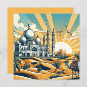 Bewerkbaar voor Allah We Belong Feestdagenkaart (Voorkant / Achterkant)