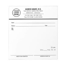 Bewerkbaar Voorschrift Notitieblok