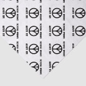 Bewerkbaar Vredesteken Tissuepapier (Detail)