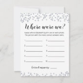 Bewerkbaar Waar Waren We Vrijgezellenfeest spel Ka Kaart (Voorkant)