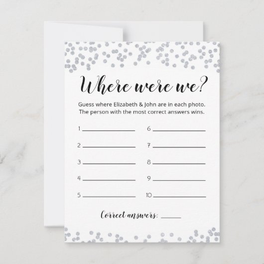 Bewerkbaar Waar Waren We Vrijgezellenfeest spel Ka Kaart (Voorkant)