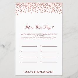 Bewerkbaar Waar waren zij Bruidsuitnodiging Spel