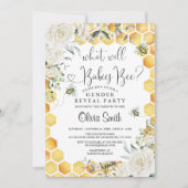 Bewerkbaar Wat baby's zal worden Geslacht Onthulle Kaart (Voorkant)